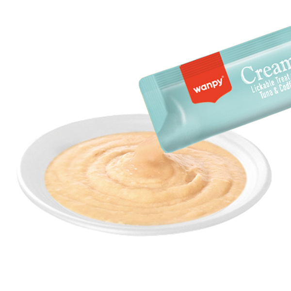 Wanpy Ton&Morina Balıklı 25*14 gr Krema Kedi Ödülü RAC-053
