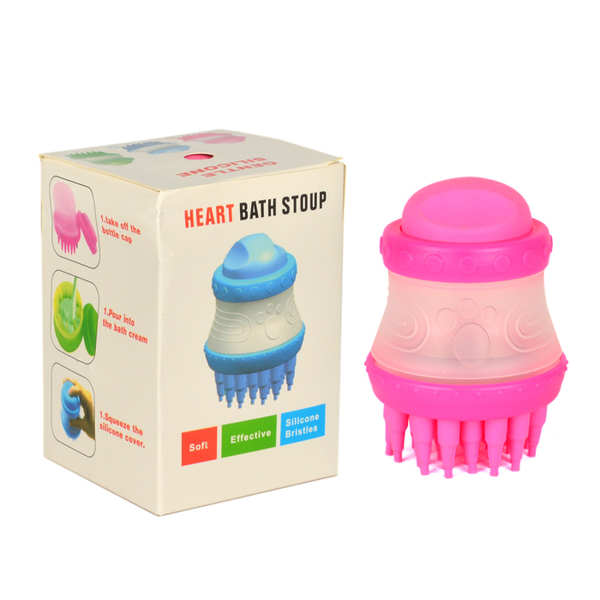 ZM1126-1 Şampuan Hazneli Köpek Yıkama Fırçası